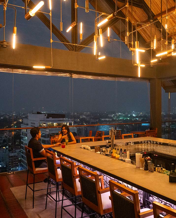 Dining at Granbell Colombo